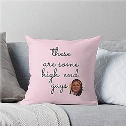 Tanya McQuoid White Lotus Quotes Throw Pillow