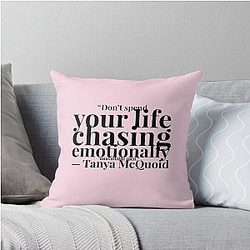 Tanya McQuoid White Lotus Quotes Pillow