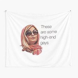 Tanya McQuoid White Lotus Quote Tapestry