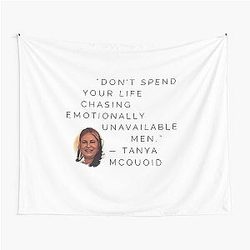 Tanya McQuoid White Lotus Quotes Emotionally Unavailable Men Tapestry