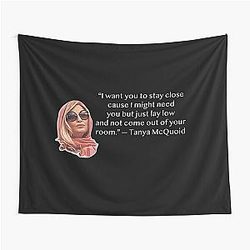 Tanya McQuoid White Lotus Quotes Tapestry