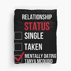 Tanya McQuoid Relationship Duvet Cover