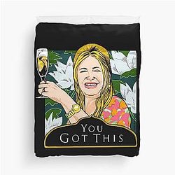 White Lotus Jennifer McQuoid Duvet Cover