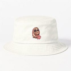 Tanya McQuoid White Lotus Bucket Hat