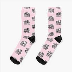 Tanya McQuoid White Lotus Quotes Socks