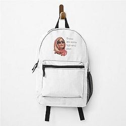 Tanya McQuoid White Lotus Quote Backpack