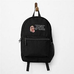Tanya McQuoid White Lotus Quotes Backpack