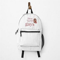 Tanya McQuoid White Lotus Quotes Backpack
