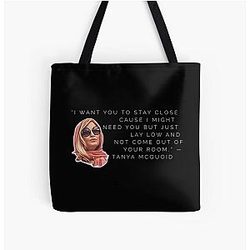 Tanya McQuoid White Lotus Quotes Tote Bag
