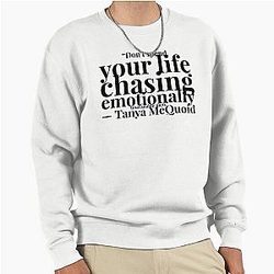 Tanya McQuoid White Lotus Pullover Sweatshirt