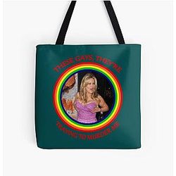 Tanya McQuoid Gay Fashion All Over Print Tote Bag