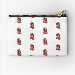 Tanya McQuoid White Lotus Zipper Pouch