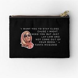 Tanya McQuoid White Lotus Quotes Zipper Pouch
