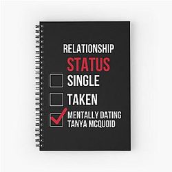 Tanya McQuoid Relationship Spiral Notebook