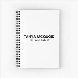 Tanya McQuoid Fan Club The White Lotus Spiral Notebook