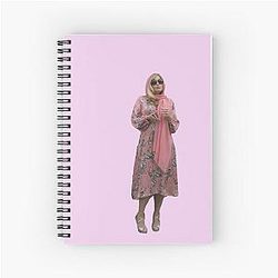 The White Lotus Spiral Notebook