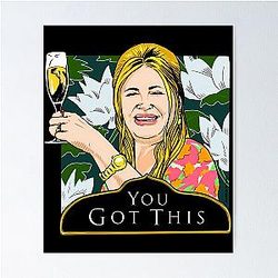 White Lotus Jennifer Coolidge Poster