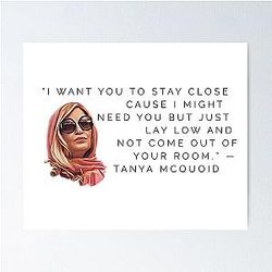 Tanya McQuoid White Lotus Quotes Poster