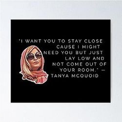 Tanya McQuoid White Lotus Quotes Poster