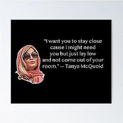 Tanya McQuoid White Lotus Quotes Poster