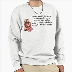 Tanya McQuoid White Lotus Pullover Sweatshirt