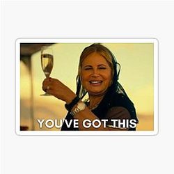 White Lotus Tanya McQuoid - You Got This Sticker