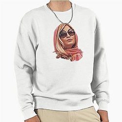 Tanya McQuoid White Lotus Pullover Sweatshirt
