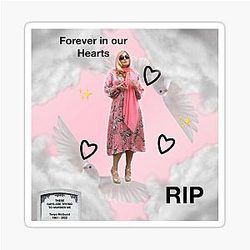 RIP Tanya McQuoid Sticker