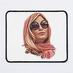 Tanya McQuoid White Lotus Mouse Pad