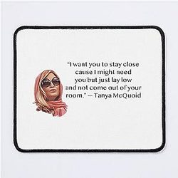 Tanya McQuoid White Lotus Quotes Mouse Pad