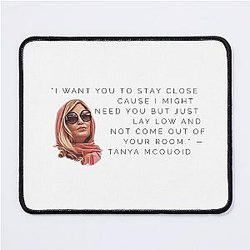 Tanya McQuoid White Lotus Quotes Mouse Pad
