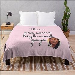 Tanya McQuoid White Lotus Quotes Blanket
