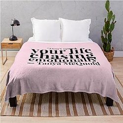 Tanya McQuoid White Lotus Quotes Blanket