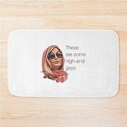 Tanya McQuoid White Lotus Quotes Bathroom Mat