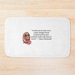 Tanya McQuoid White Lotus Quotes Bath Mat