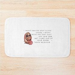Tanya McQuoid White Lotus Quotes Bath Mat