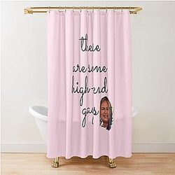 Tanya McQuoid White Lotus Quotes Shower Curtain