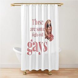 Tanya McQuoid White Lotus Quotes Shower Curtain