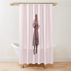 The White Lotus Shower Curtain