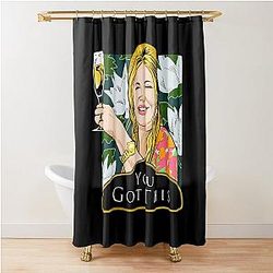 White Lotus Jennifer Coolidge Tanya McQuoid Shower Curtain