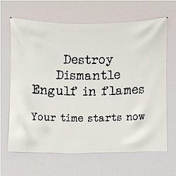 Taskmaster - Destroy, Dismantle Tapestry