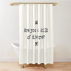 Taskmaster - Are You a Child of Divorce Shower Curtain