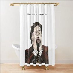 Joe Wilkinson Taskmaster Shower Curtain