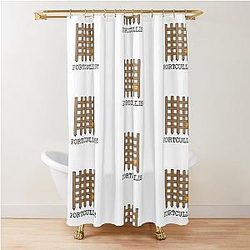 Portcullis Sue Perkins Taskmaster Quote Shower Curtain