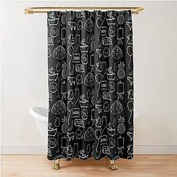 Taskmaster icons Shower Curtain