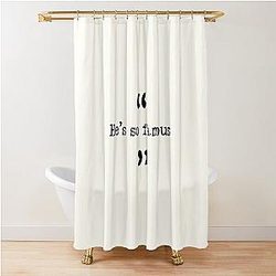 Taskmaster - He's Famous Shower Curtain