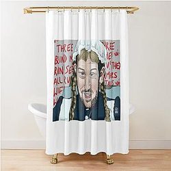 Jon Richardson Taskmaster Shower Curtain