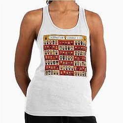 Series 1-21 Pixel Art Taskmaster Racerback Tank Top