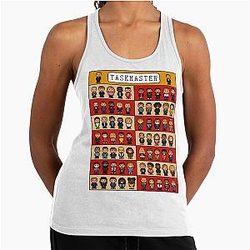 Pixel Art Taskmaster series 1-14 design New Racerback Tank Top