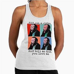 Sit on a Cake Taskmaster Racerback Tank Top